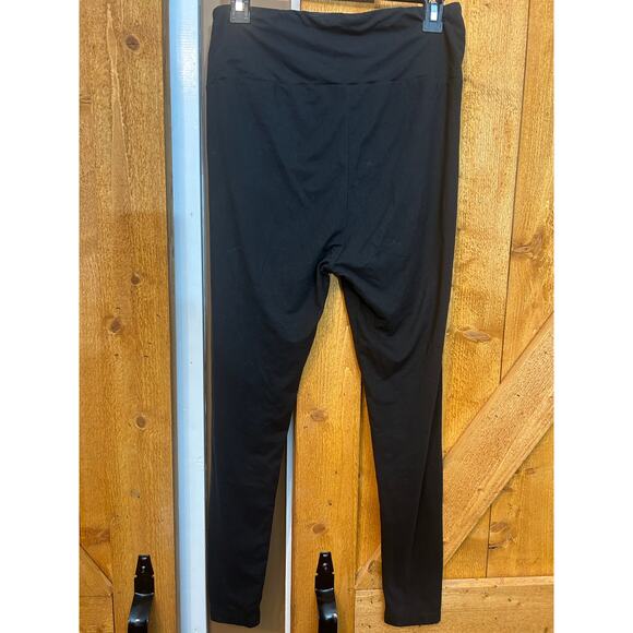 Women's Black Leggings L-2X GUC - Picture 2 of 3